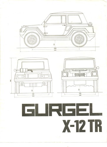 Folheto Gurgel X-12 TR 1979 - 01